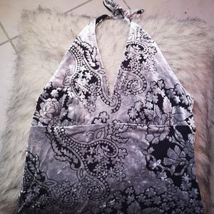 Velvet halter